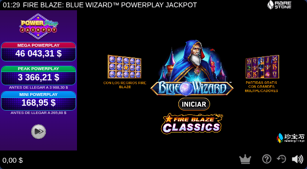 playtech-fire-blaze-blue-wizard-powerplay-jackpot